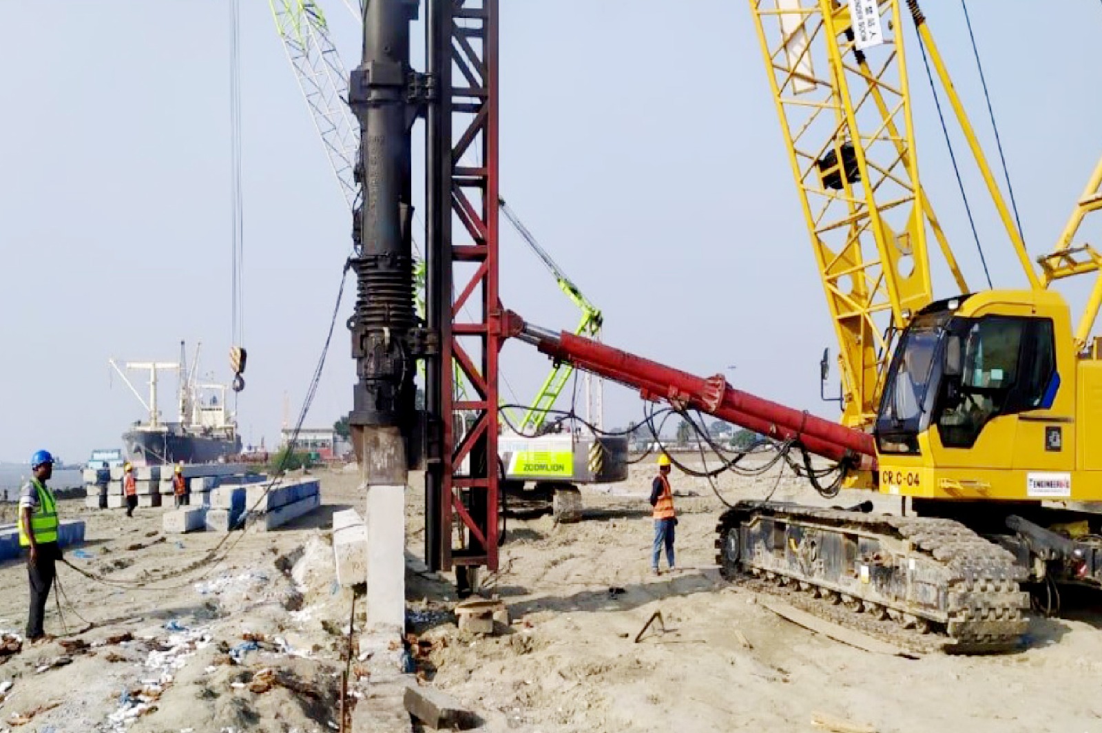 Construction of Jetty  Patenga Container Terminal